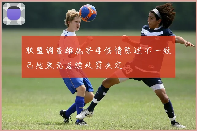 联盟调查雄鹿字母伤情陈述不一致已结束无后续处罚决定